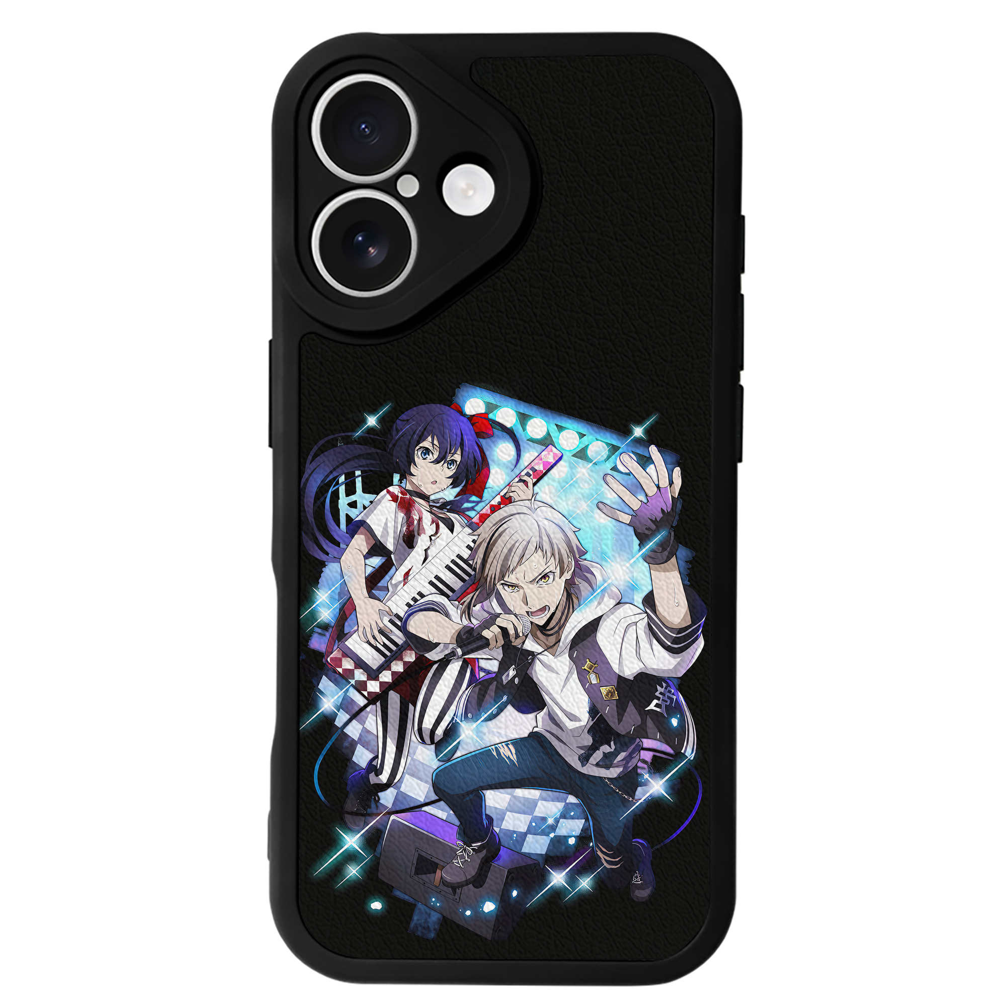 （画像用） 文豪ストレイドッグス Bungo Stray Dogs 【iPhone 16シリーズ対応】シリコンスマホケース（レザー調） 材質：シリコン